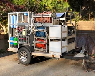 Custom Built Industrial Mobile Washing Unit -3 Onboard Washing Systems