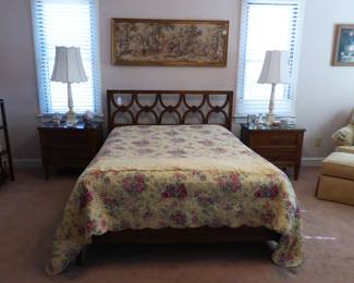 MID CENTURY MODERN 5 PIECE FULL BEDROOM SUITE