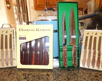 NEW IN BOX VINTAGE KNIFE SETS