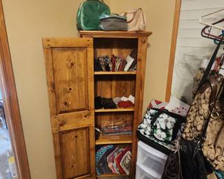 Tall slim vintage cabinet