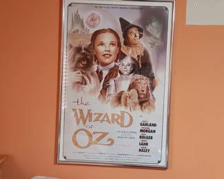 Framed 'The Wizard of Oz' Poster
