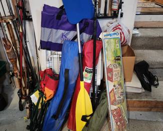 Camping chairs, oar, 