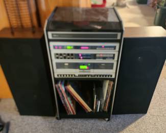 Stereo System - great sound!  And records