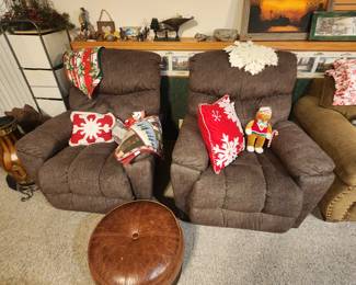 Matching rocker recliners