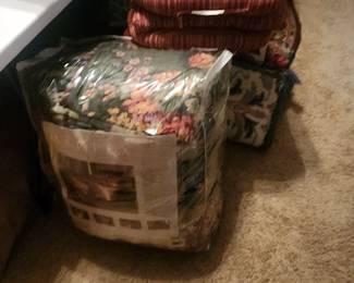 Floral Bedspread in bag