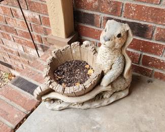 Front porch bunny planter