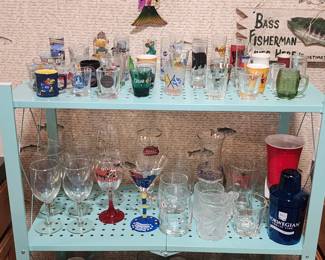 Shot glasses and bar ware
