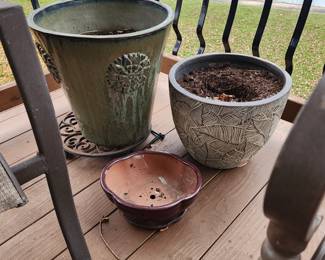 Large outdoor planters