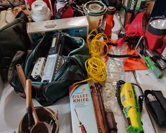 Pellet reloading tools, and other outdoor equipment