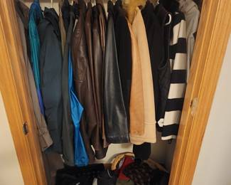 Mens and Womens Winter Coats, hats, gloves