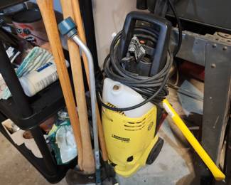 Pressure Washer, Axe and Magnet pole