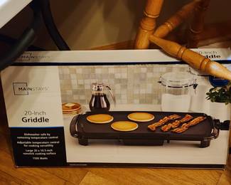 Electric Griddle in original box