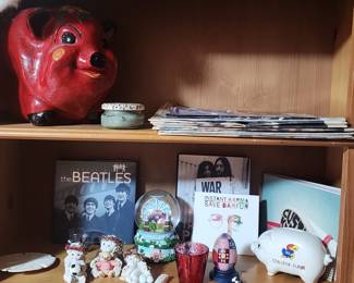 Figurines and The Beatles collectibles