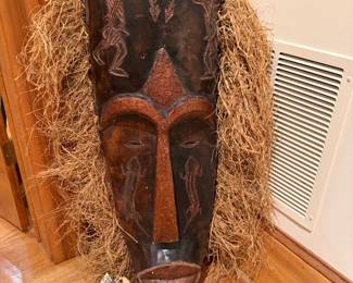Authentic African Zulu mask Art