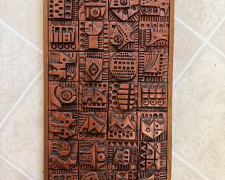 RARE MCM Ron Hitchins (b. 1926 - d. 2019) Original - Signed on Back