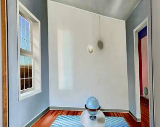 "Mars room" oil on canvas by American Artist James Bumgardner (1935-2015)