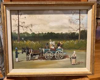 Parks Duffy oil in canvas....