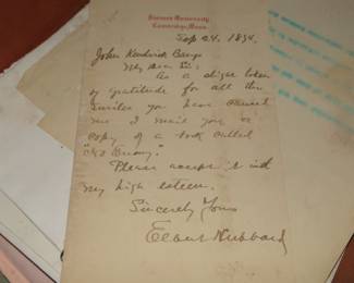 Elbert Hubbard signature