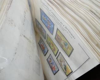 Stamps more stamp albums inside