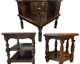 Ethan Allen Old Tavern Pine End Tables