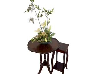 Mersman Mahogany Side Table Square Plant Stand