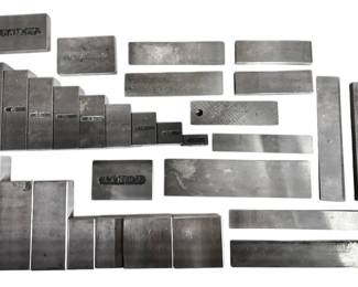 Steel Machinist Gauge Blocks Plates