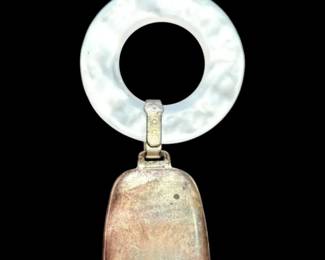Antique Sterling Silver Baby Teething Rattle 12.7g