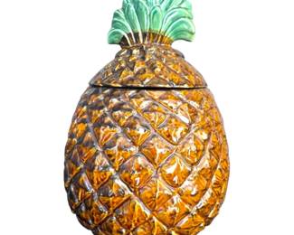 Ceramic Pineapple Cookie Jar