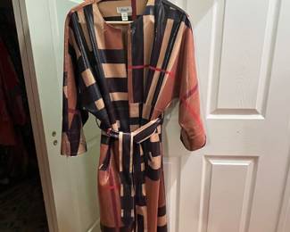 Designer leather lightweight coat