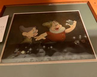 1930’s original Disney cell for Snow White & 7 Dwarfs