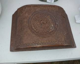 ornate carved wood box