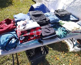 jeans, pants & shirts