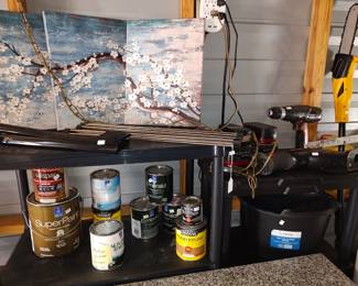 art, craftsman tool set, paint & stain