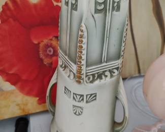 Art deco pottery vase