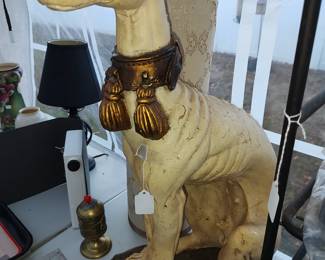 Chalk Whippit statue - as is