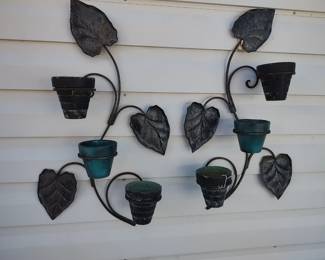vintage iron wall hangers
