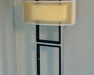 Nova of CA, "Amarillo" Silver Accent Floor Lamp. 62"h x 12"w