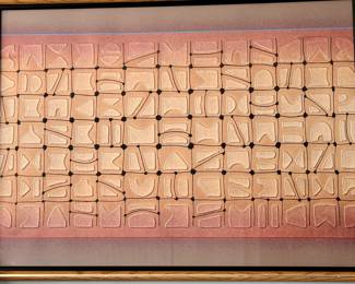 Paul Maxwell "Data", Acrylic Casting Pencil Signed & Numbered with COA. 42" x 32"