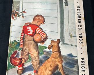October 29, 1938 Illinois vs. Michigan Football Program.