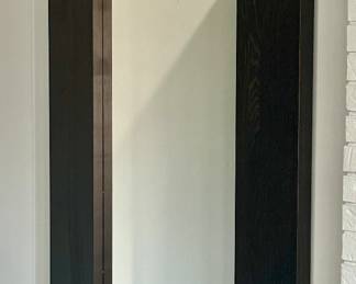 Oversized Wood Framed Mirror, 37" x 74", Two Available 