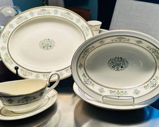 Minton "Henley" Five Piece Place Setting for Eight and Includes 5 Serving Pieces. (Shown Here)