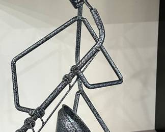 Funky Jazz Metal Art Musician Signed by Artist.