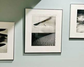  Spectacular Signed Howard Bond Black and White, Framed and Matted Landscape Photographs.