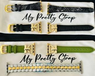 Excellent Selection of Brand-New Apple Watch Bands from My Pretty Strap in Stainless Steel and Leather.