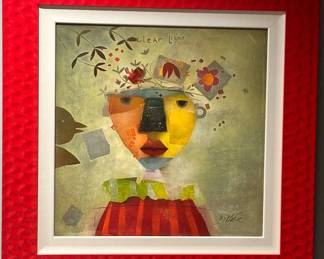 Terri Hallman, (American), "Clear Light", Beautifully Framed!