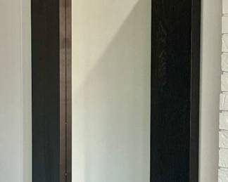 Oversized Wood Framed Mirror, 37" x 74", Two Available 
