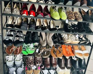 Assorted Selection of Women's Shoes Available, Including Heels, Boots, Brand New Sneakers and More! 