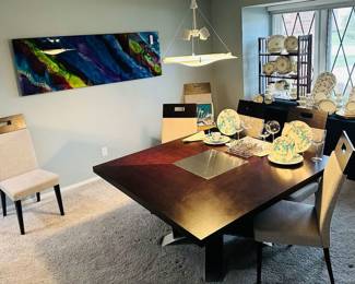 Great Formal Dining Room Furniture, Art & Fine Bone China Available.