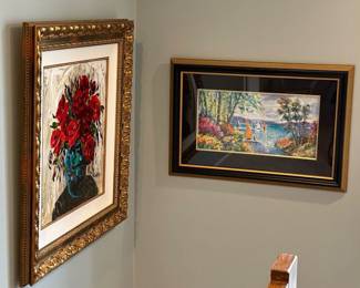 Maria Rosenberg Art Shown with D. Polak.