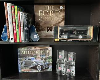 Incredible Collection of Automobile Coffee Table Books, Die Cast Replicas and More!